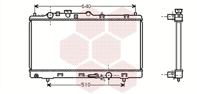 Radiator, engine cooling (27002152)