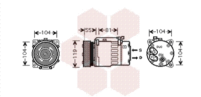 Compressor, air conditioning (5800K270)