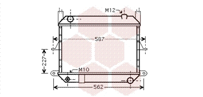 Radiator, engine cooling (13002312)