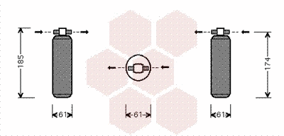 Dryer, air conditioning (2500D116)