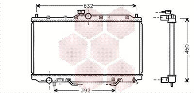 Radiator, engine cooling (32002153)