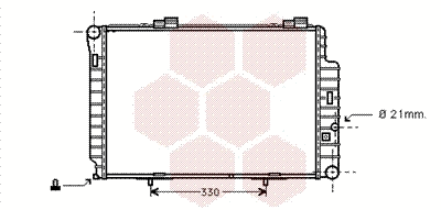 Radiator, engine cooling (30002235)