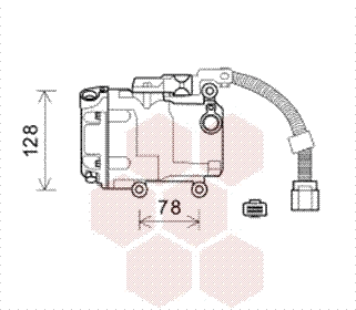 Compressor, air conditioning (5300K582)
