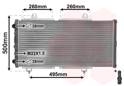 Radiator, engine cooling