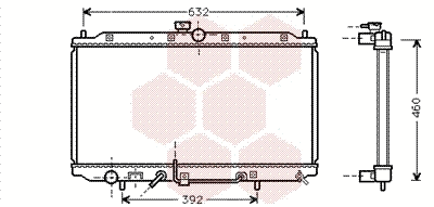 Radiator, engine cooling (32002112)