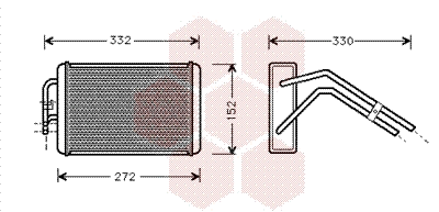 Heat Exchanger, interior heating (18006291)