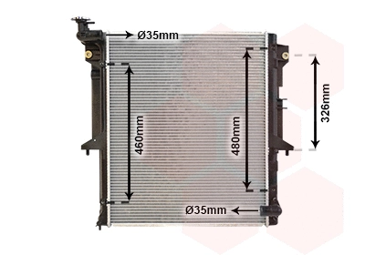Radiator, engine cooling (32002202)