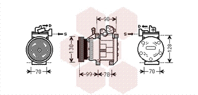 Compressor, air conditioning (8300K130)