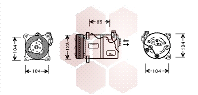 Compressor, air conditioning (5900K059)