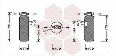 Dryer, air conditioning (4300D027)