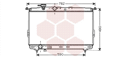 Radiator, engine cooling (82002106)