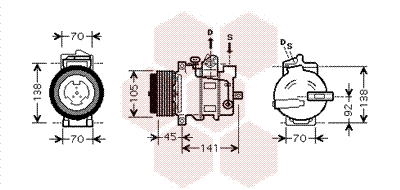 Compressor, air conditioning (3000K428)