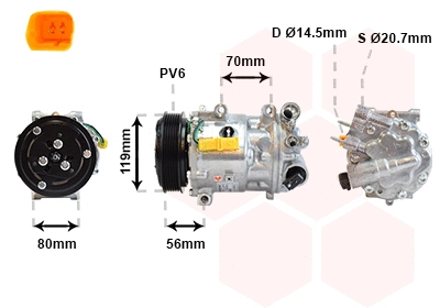 Compressor, air conditioning (4000K322)
