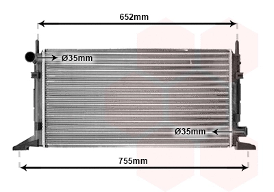 Radiator, engine cooling (18002078)