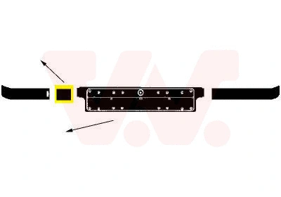 Flap, tow hook (0640489)