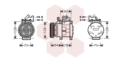 Compressor, air conditioning (8300K052)