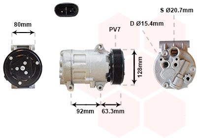 Compressor, air conditioning