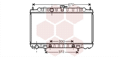 Radiator, engine cooling (13002289)