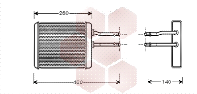 Heat Exchanger, interior heating (01006072)