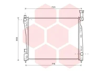 Radiator, engine cooling (21002055)