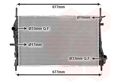 Radiator, engine cooling (18002376)