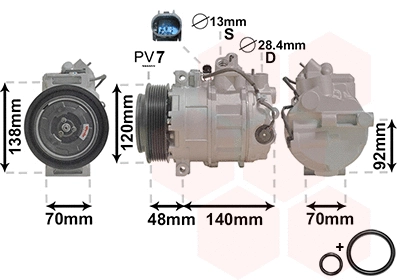 Compressor, air conditioning