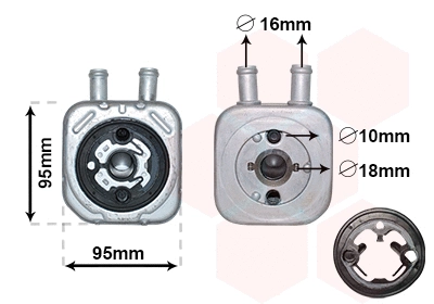 Oil Cooler, engine oil