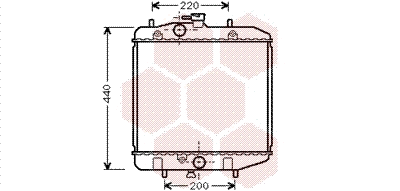 Radiator, engine cooling (11002024)