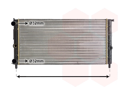 Radiator, engine cooling (17002058)