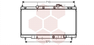 Radiator, engine cooling (25002162)