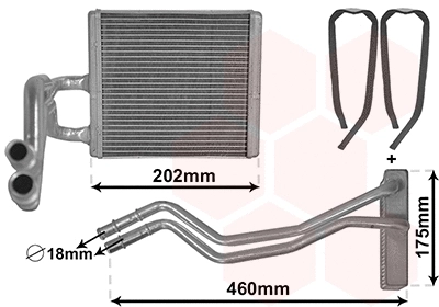 Heat Exchanger, interior heating (18006455)