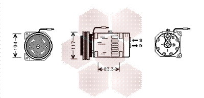 Compressor, air conditioning (4300K403)