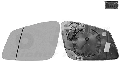 Mirror Glass, exterior mirror (0617867U)