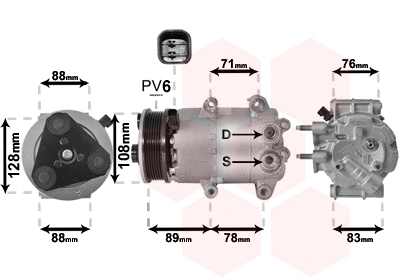 Compressor, air conditioning (1800K571)