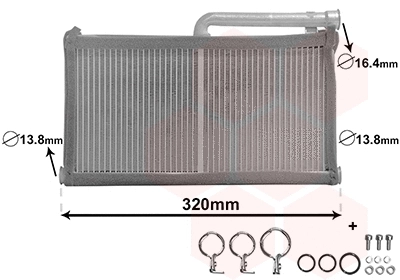 Heat Exchanger, interior heating (03006397)