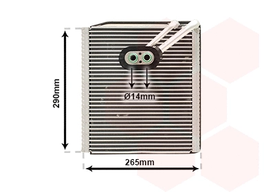 Evaporator, air conditioning (8300V294)