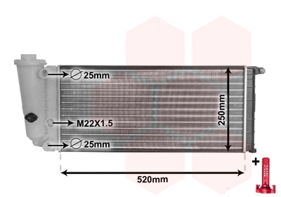 Radiator, engine cooling (17002097)