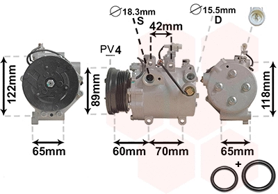 Compressor, air conditioning