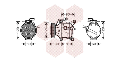Compressor, air conditioning (5300K447)