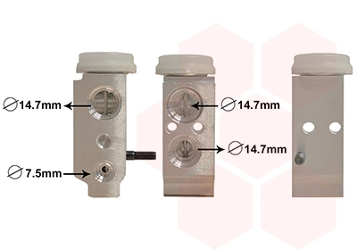 Expansion Valve, air conditioning (83001195)