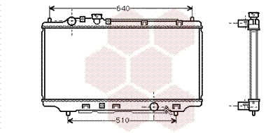 Radiator, engine cooling (27002098)