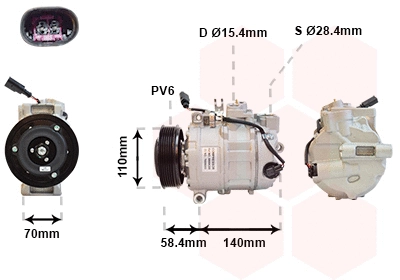 Compressor, air conditioning (5800K265)