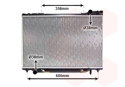 Radiator, engine cooling (53002160)