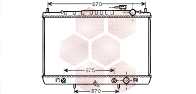 Radiator, engine cooling (13002242)