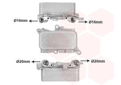 Oil Cooler, automatic transmission (03013719)