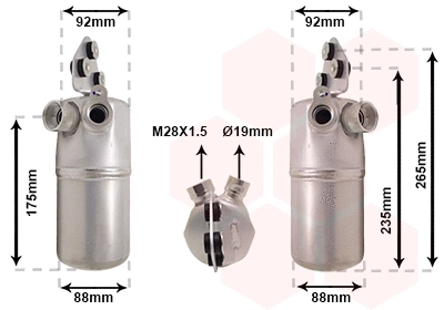 Dryer, air conditioning (0300D260)