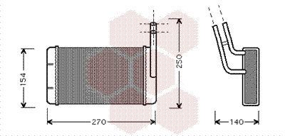 Heat Exchanger, interior heating (18006132)