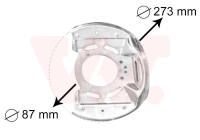 Splash Guard, brake disc (3763371)