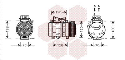 Compressor, air conditioning (3000K084)