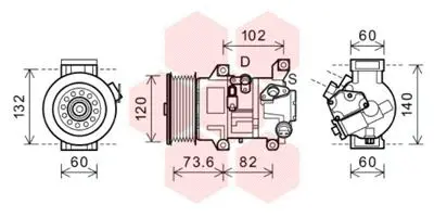 Compressor, air conditioning (5300K610)